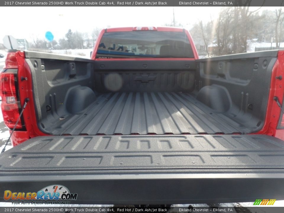 2017 Chevrolet Silverado 2500HD Work Truck Double Cab 4x4 Red Hot / Dark Ash/Jet Black Photo #16