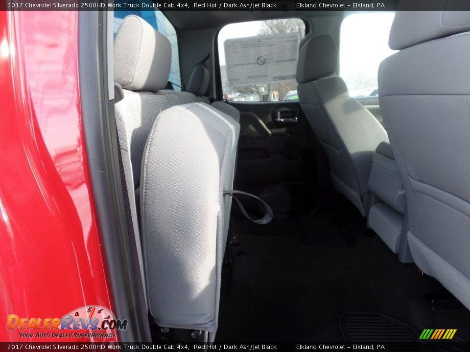 2017 Chevrolet Silverado 2500HD Work Truck Double Cab 4x4 Red Hot / Dark Ash/Jet Black Photo #19