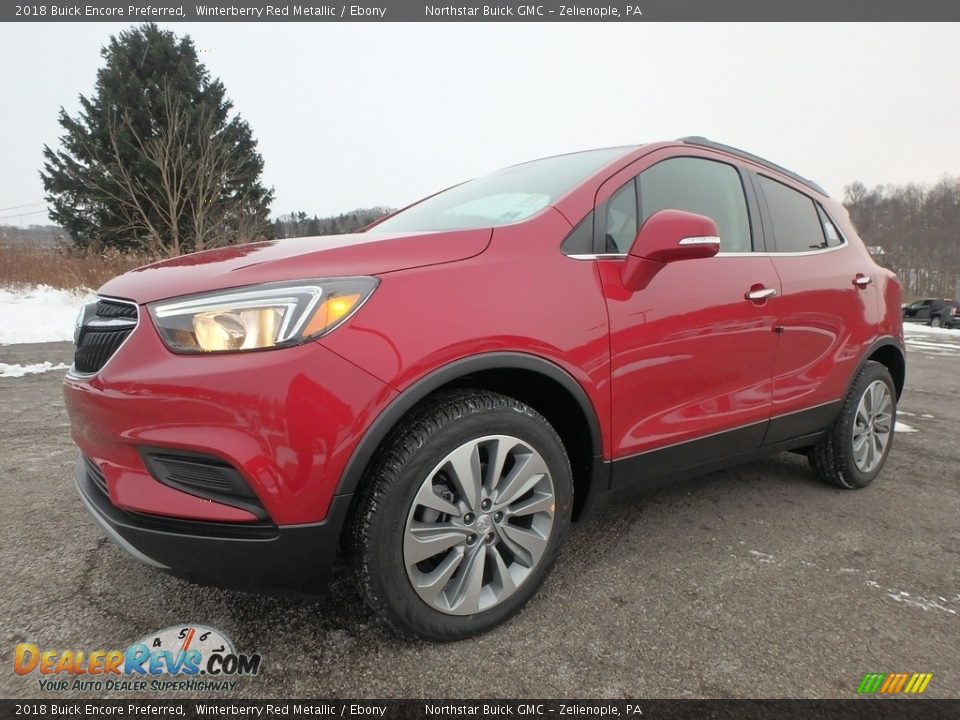 Front 3/4 View of 2018 Buick Encore Preferred Photo #1