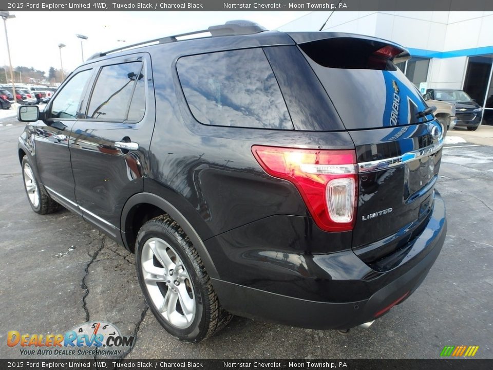 2015 Ford Explorer Limited 4WD Tuxedo Black / Charcoal Black Photo #4