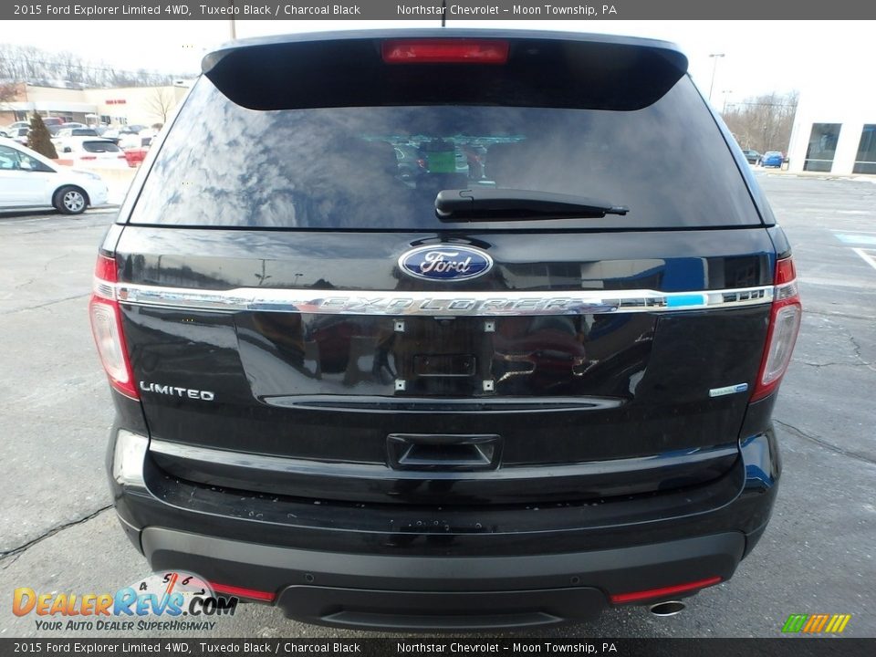 2015 Ford Explorer Limited 4WD Tuxedo Black / Charcoal Black Photo #6