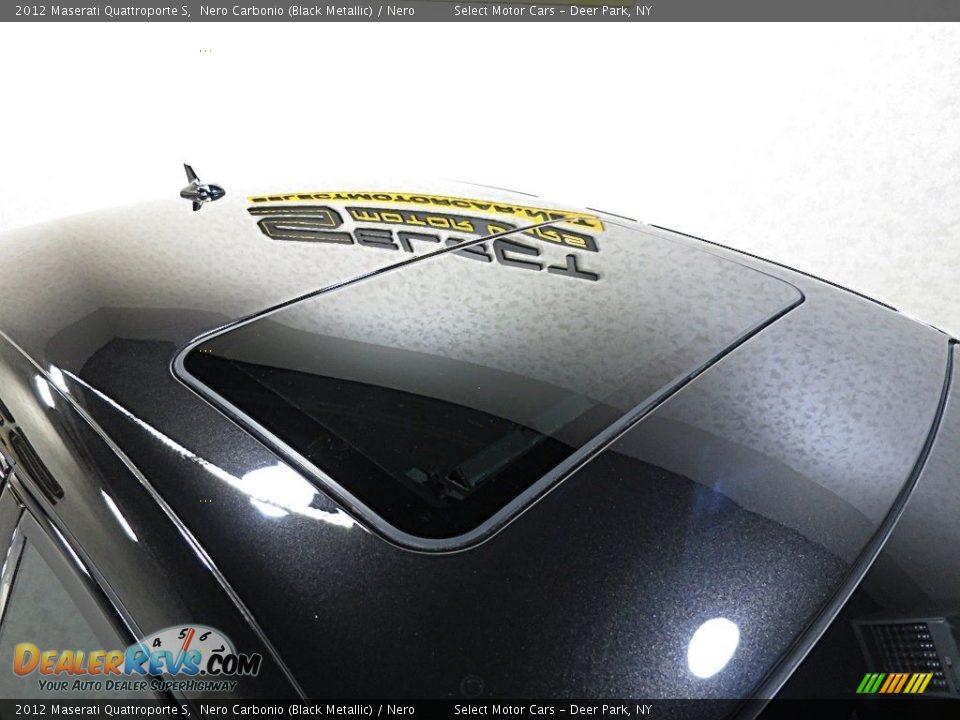 2012 Maserati Quattroporte S Nero Carbonio (Black Metallic) / Nero Photo #12