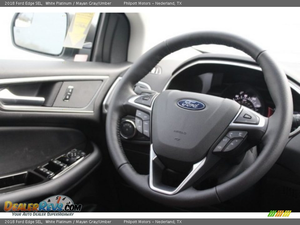 2018 Ford Edge SEL Steering Wheel Photo #24
