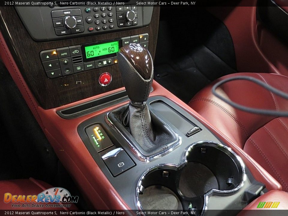 2012 Maserati Quattroporte S Nero Carbonio (Black Metallic) / Nero Photo #20