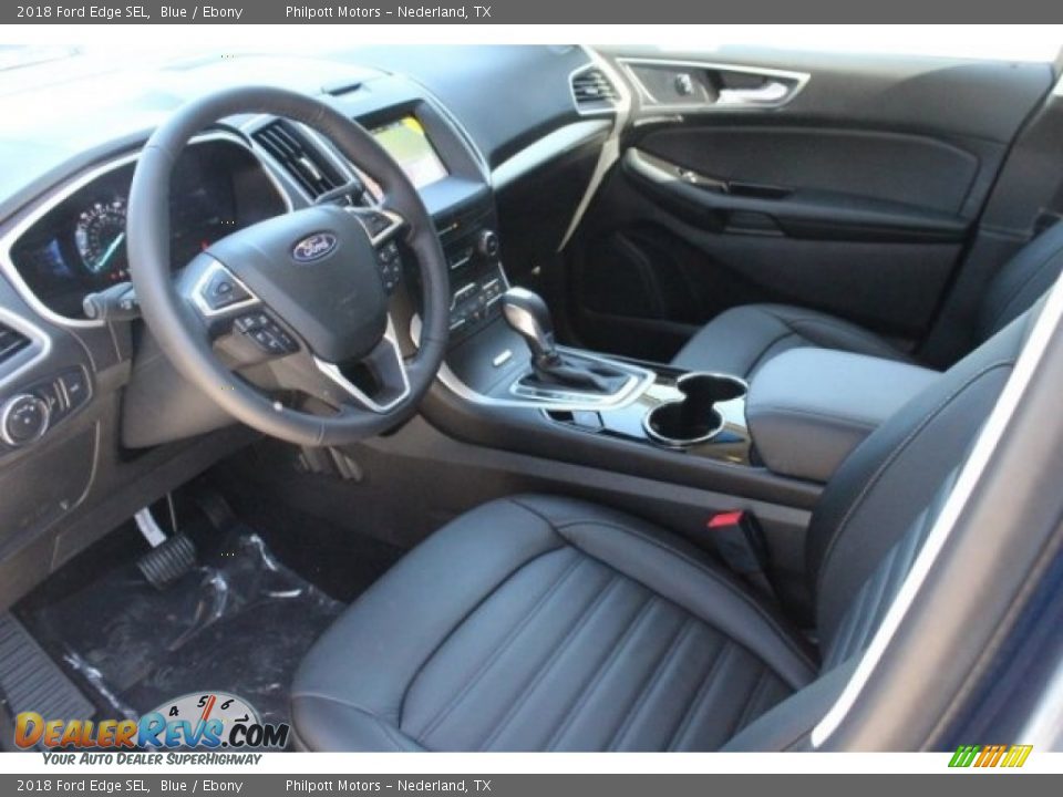 2018 Ford Edge SEL Blue / Ebony Photo #9