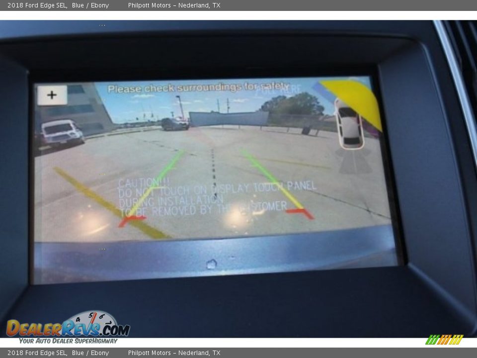 2018 Ford Edge SEL Blue / Ebony Photo #13