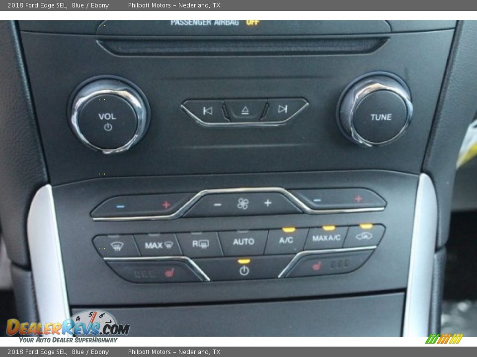 2018 Ford Edge SEL Blue / Ebony Photo #14