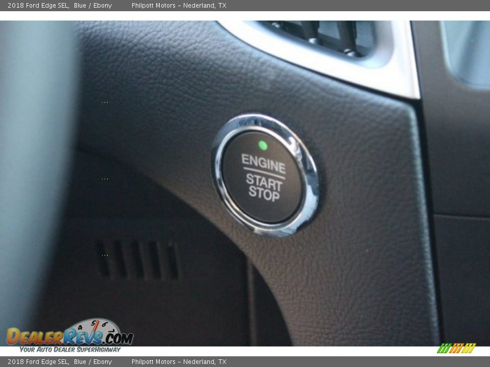2018 Ford Edge SEL Blue / Ebony Photo #15
