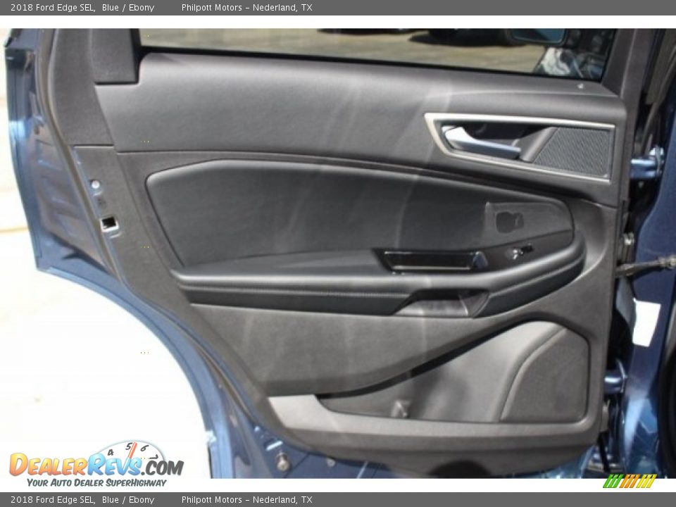 2018 Ford Edge SEL Blue / Ebony Photo #18