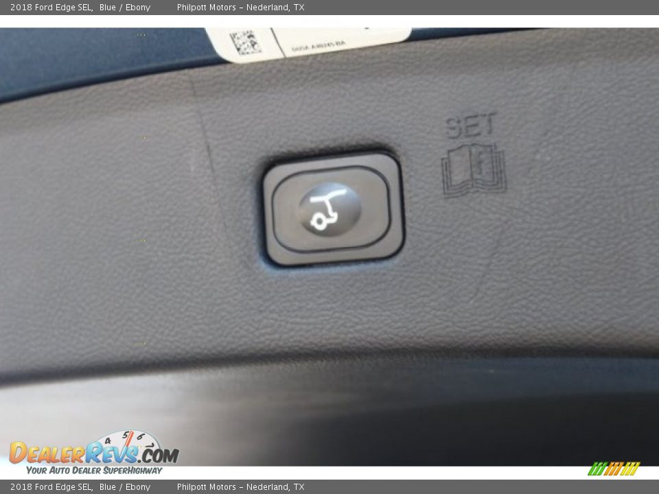 2018 Ford Edge SEL Blue / Ebony Photo #23