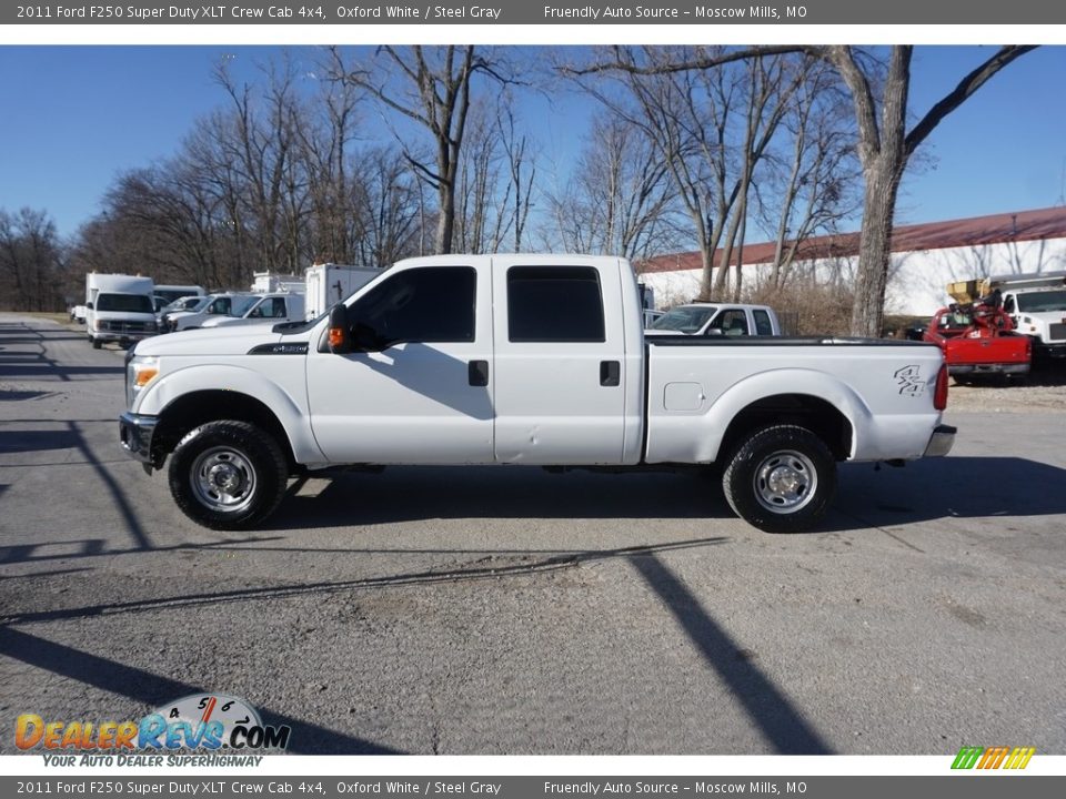 2011 Ford F250 Super Duty XLT Crew Cab 4x4 Oxford White / Steel Gray Photo #22