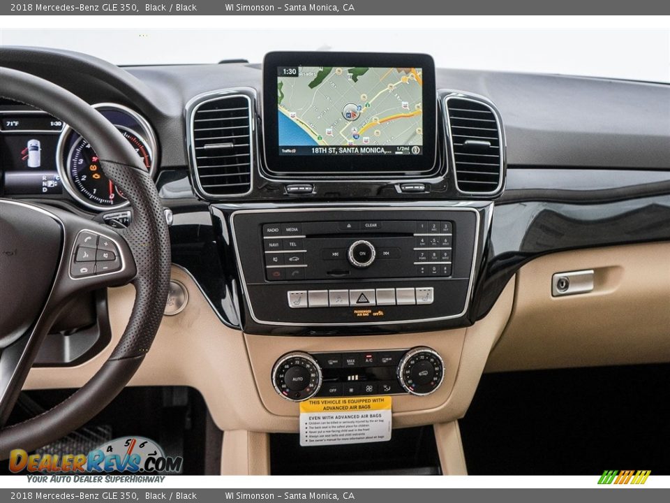 2018 Mercedes-Benz GLE 350 Black / Black Photo #5