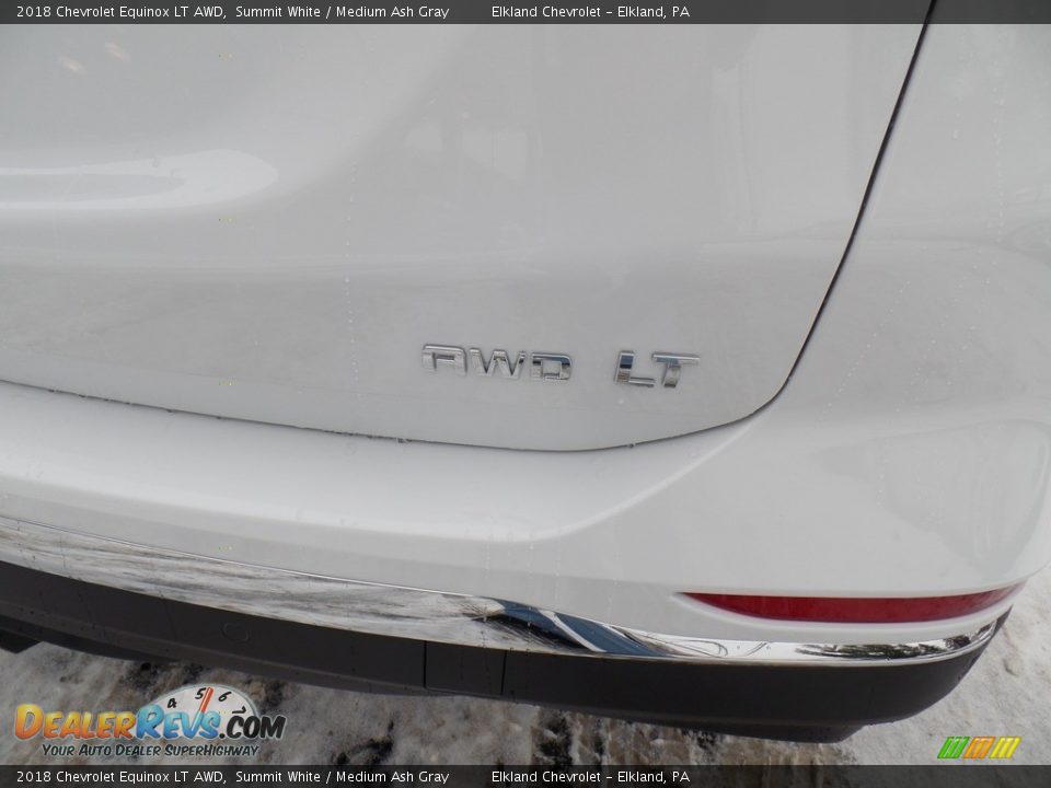 2018 Chevrolet Equinox LT AWD Summit White / Medium Ash Gray Photo #11