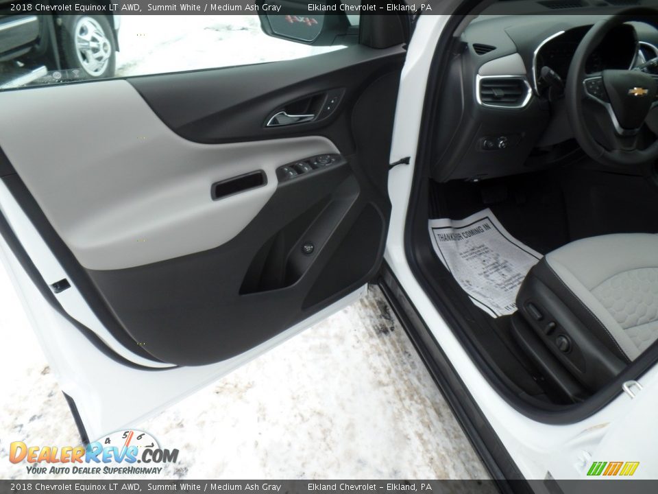 2018 Chevrolet Equinox LT AWD Summit White / Medium Ash Gray Photo #13