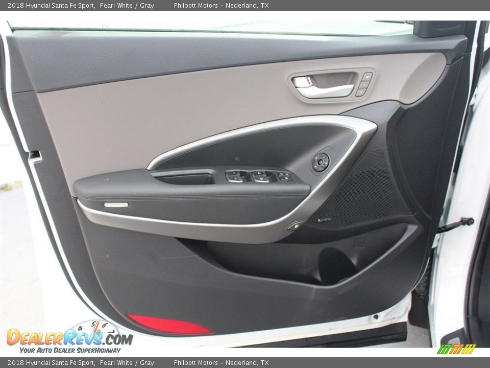 2018 Hyundai Santa Fe Sport Pearl White / Gray Photo #9