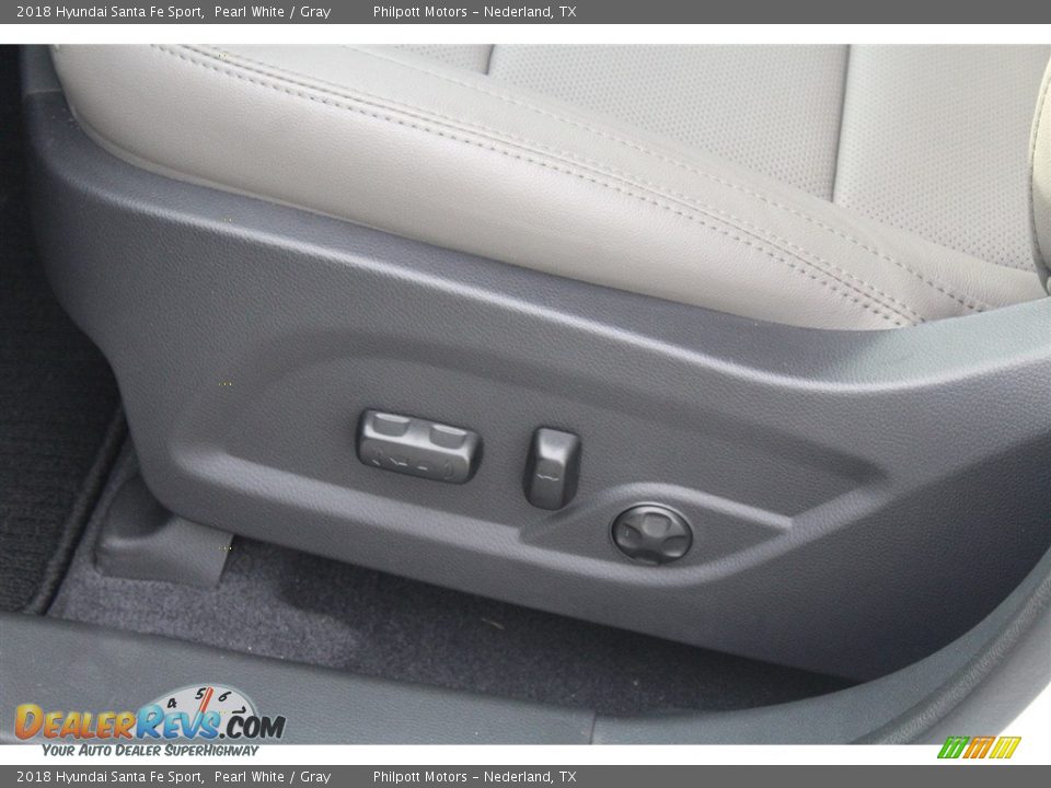 2018 Hyundai Santa Fe Sport Pearl White / Gray Photo #12
