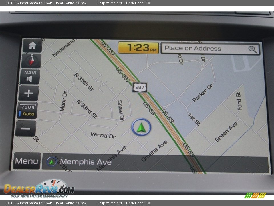 2018 Hyundai Santa Fe Sport Pearl White / Gray Photo #14