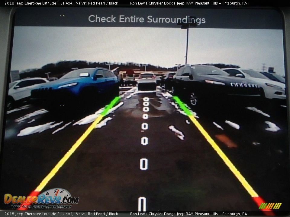 2018 Jeep Cherokee Latitude Plus 4x4 Velvet Red Pearl / Black Photo #17