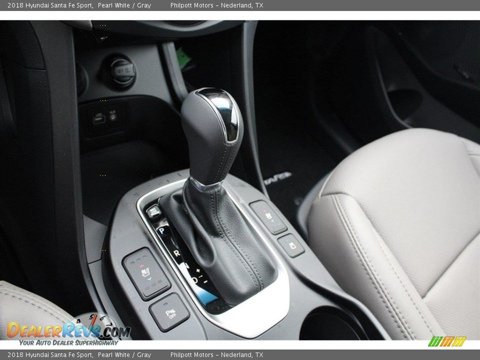2018 Hyundai Santa Fe Sport Pearl White / Gray Photo #16
