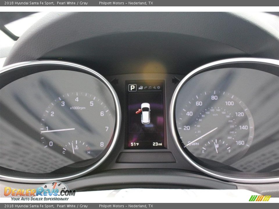 2018 Hyundai Santa Fe Sport Pearl White / Gray Photo #18