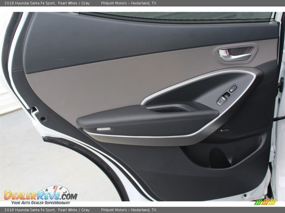 2018 Hyundai Santa Fe Sport Pearl White / Gray Photo #22