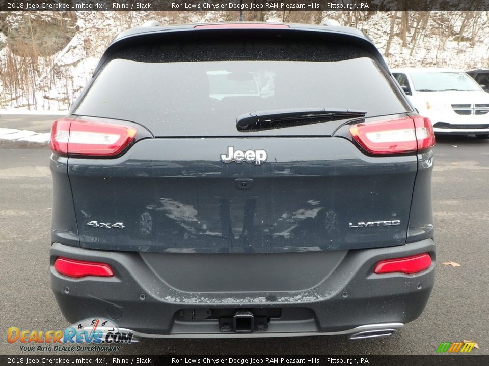 2018 Jeep Cherokee Limited 4x4 Rhino / Black Photo #4