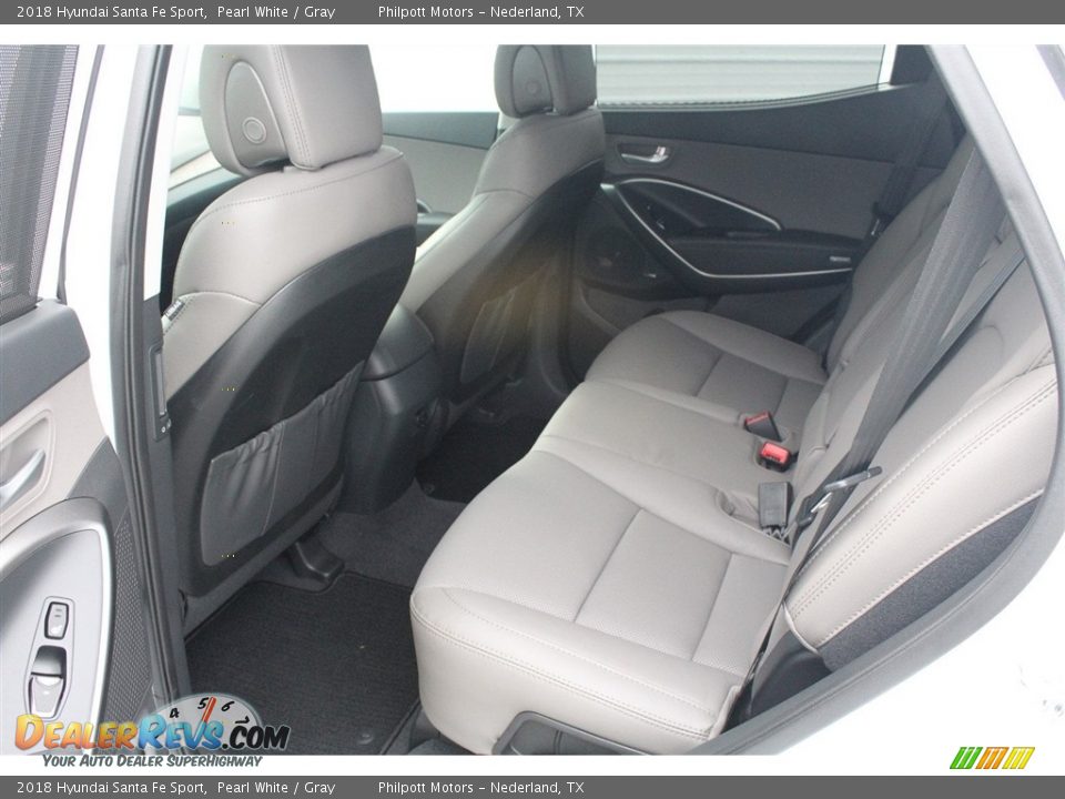 2018 Hyundai Santa Fe Sport Pearl White / Gray Photo #23