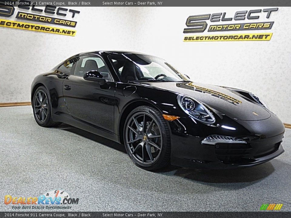 2014 Porsche 911 Carrera Coupe Black / Black Photo #3