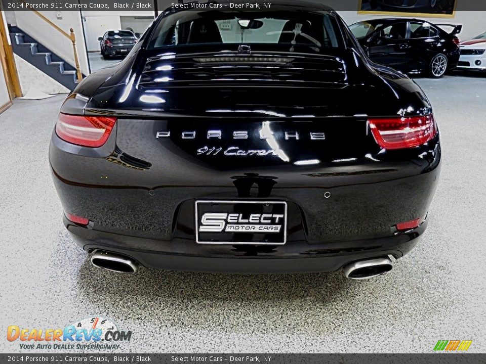 2014 Porsche 911 Carrera Coupe Black / Black Photo #5