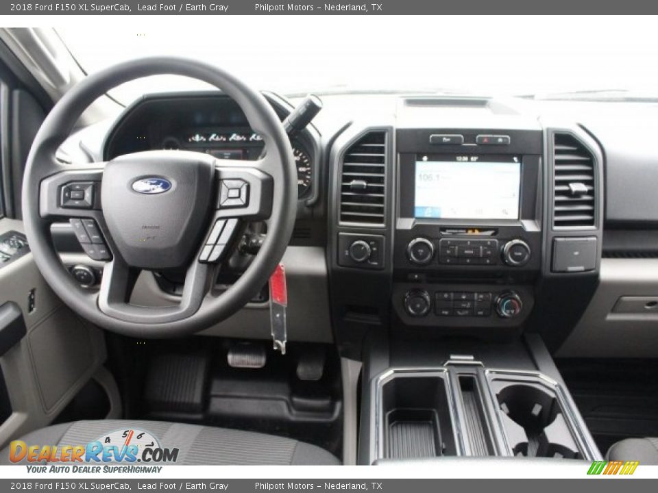 2018 Ford F150 XL SuperCab Lead Foot / Earth Gray Photo #22