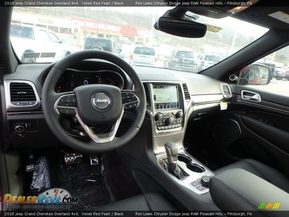 2018 Jeep Grand Cherokee Overland 4x4 Velvet Red Pearl / Black Photo #12