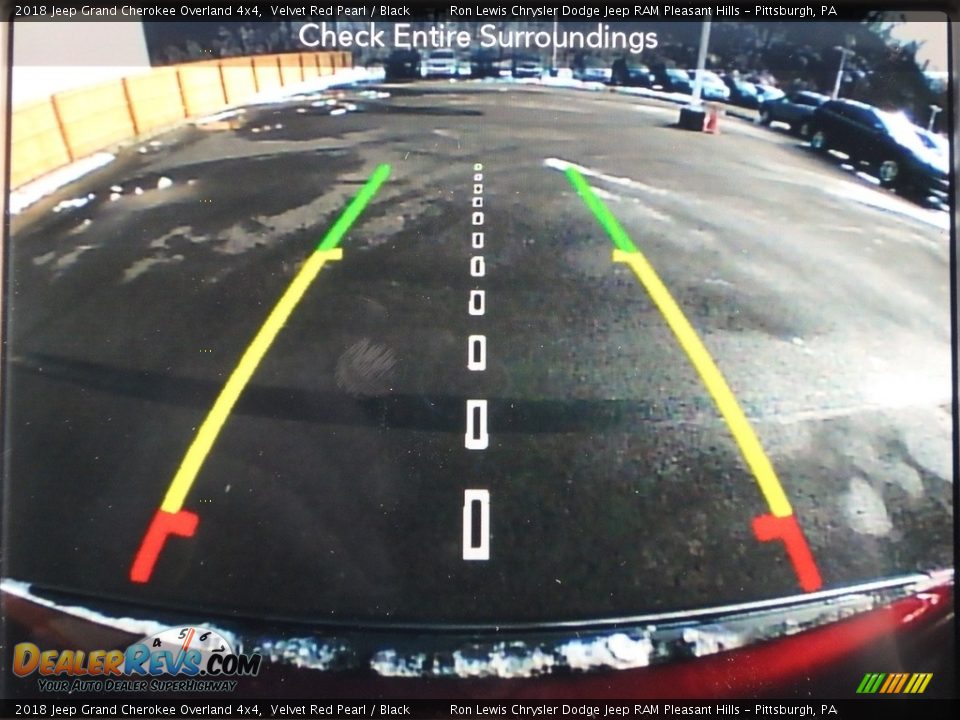 2018 Jeep Grand Cherokee Overland 4x4 Velvet Red Pearl / Black Photo #18