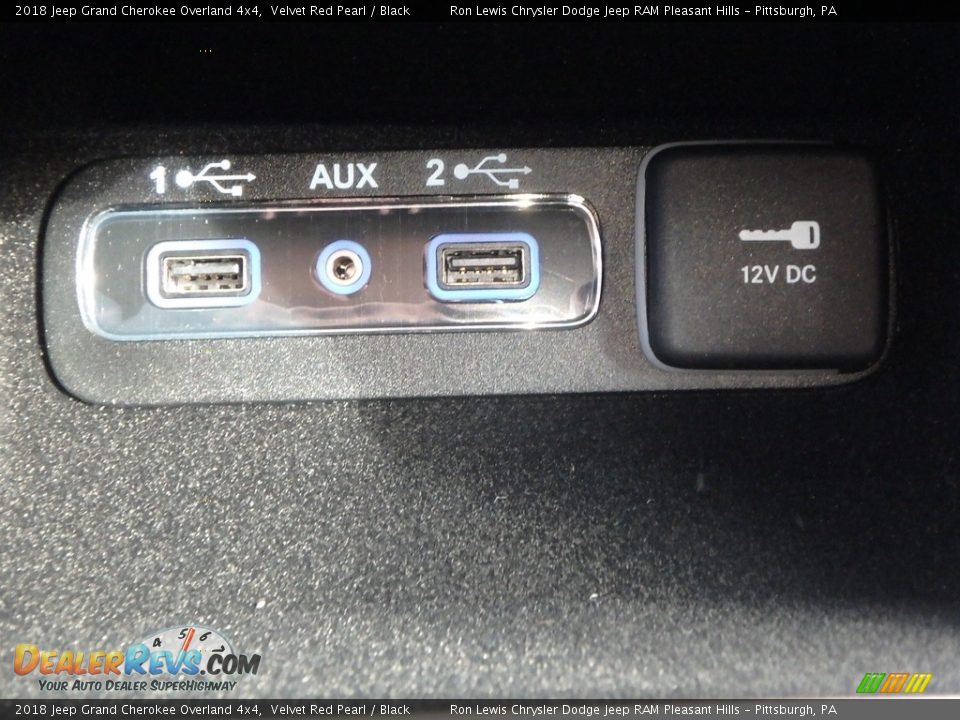 2018 Jeep Grand Cherokee Overland 4x4 Velvet Red Pearl / Black Photo #19
