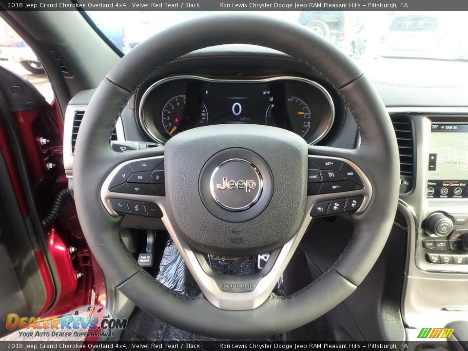 2018 Jeep Grand Cherokee Overland 4x4 Velvet Red Pearl / Black Photo #20