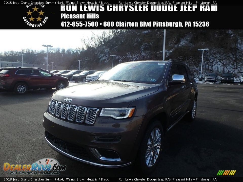2018 Jeep Grand Cherokee Summit 4x4 Walnut Brown Metallic / Black Photo #1