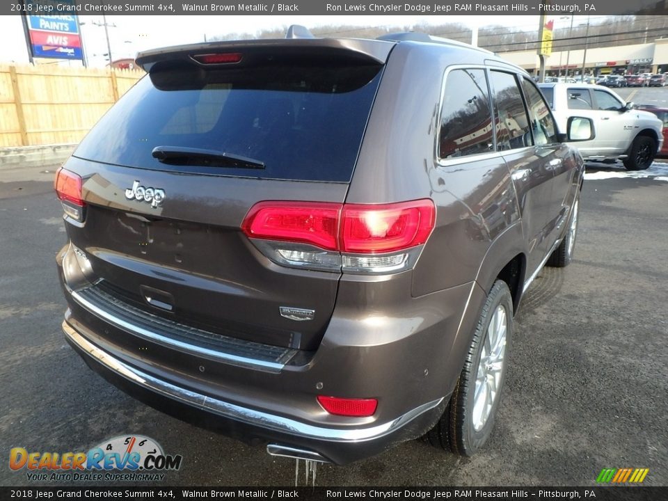 2018 Jeep Grand Cherokee Summit 4x4 Walnut Brown Metallic / Black Photo #5