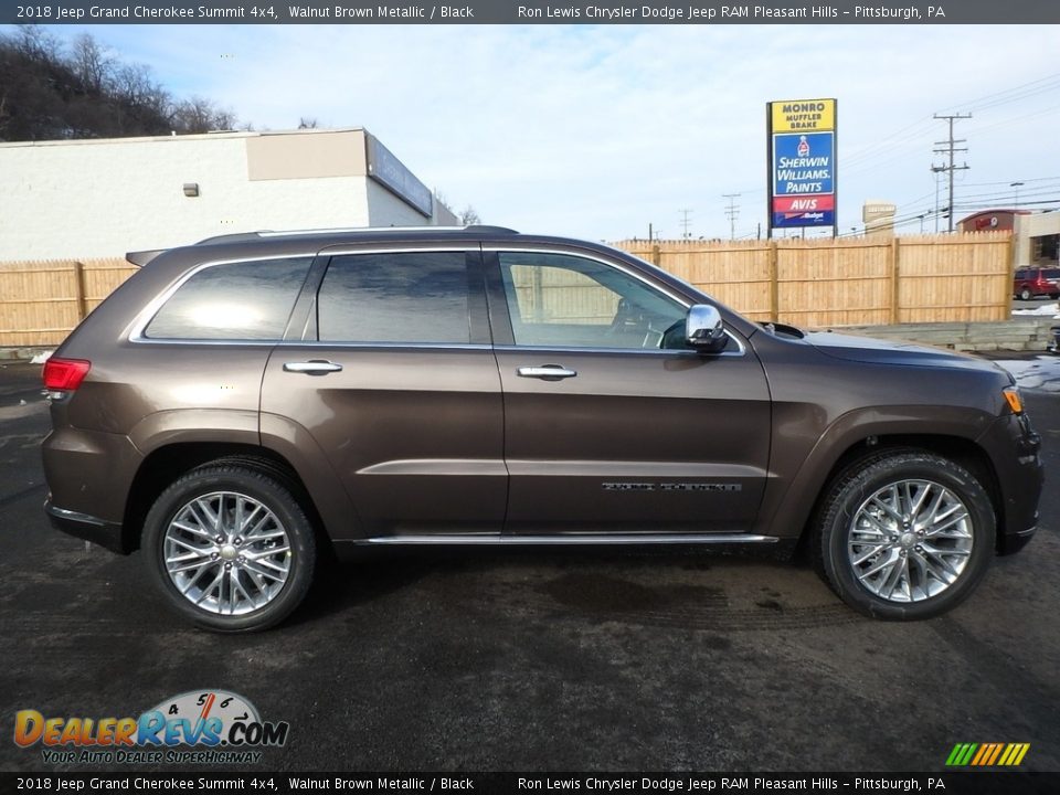 2018 Jeep Grand Cherokee Summit 4x4 Walnut Brown Metallic / Black Photo #6