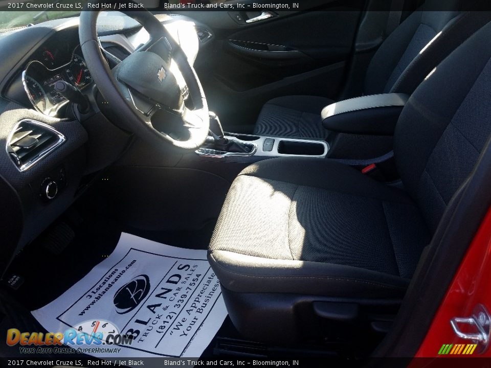 2017 Chevrolet Cruze LS Red Hot / Jet Black Photo #12