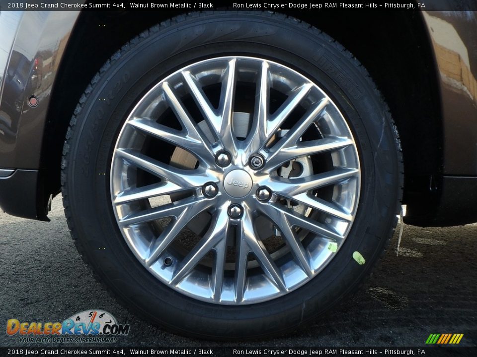 2018 Jeep Grand Cherokee Summit 4x4 Walnut Brown Metallic / Black Photo #9