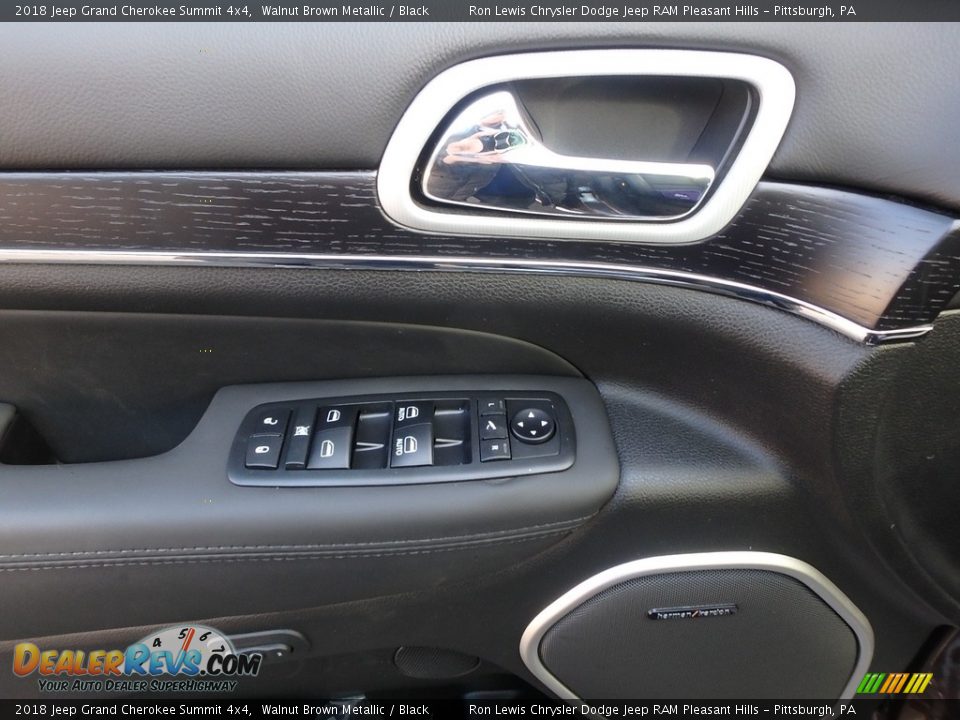 2018 Jeep Grand Cherokee Summit 4x4 Walnut Brown Metallic / Black Photo #13