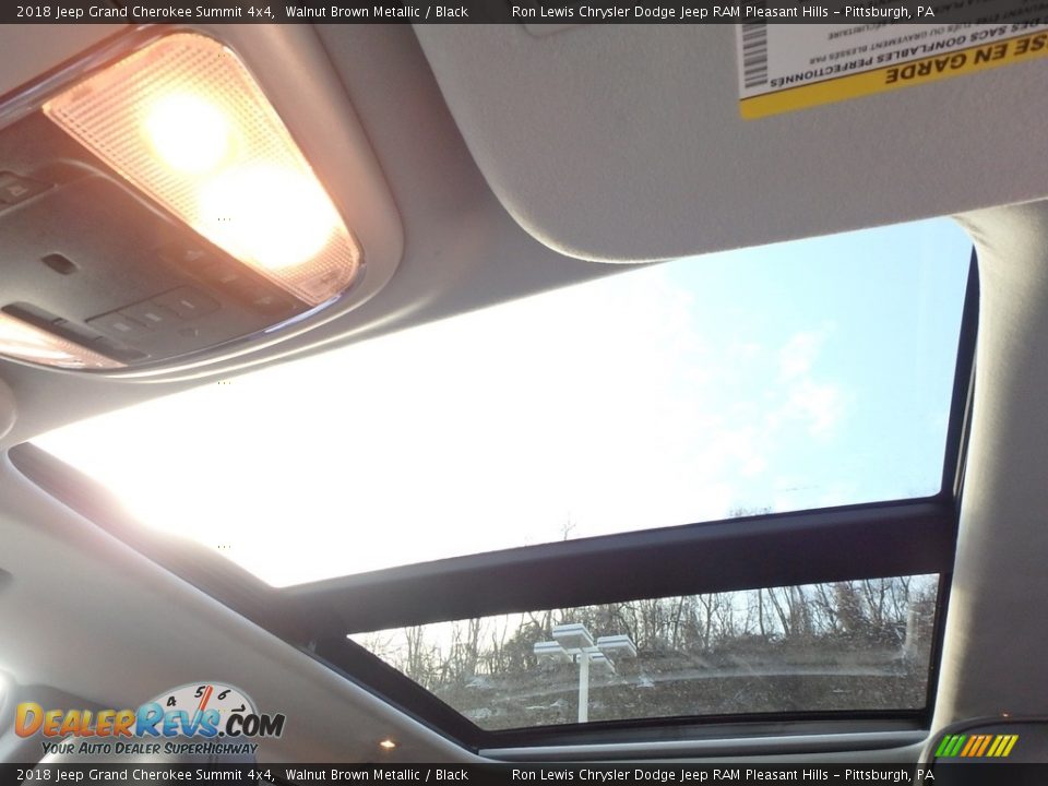 2018 Jeep Grand Cherokee Summit 4x4 Walnut Brown Metallic / Black Photo #16