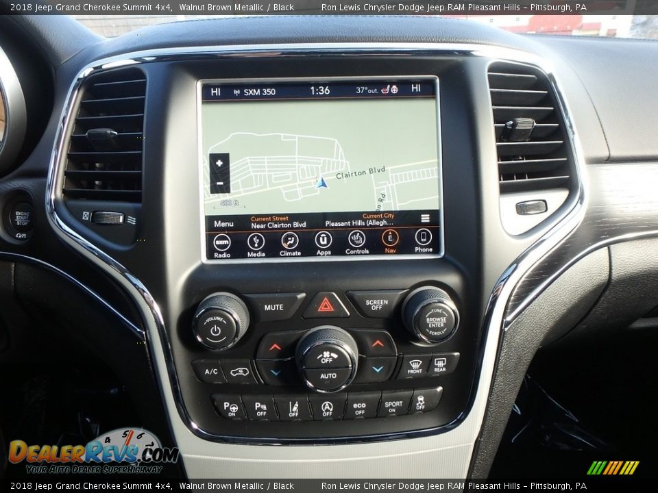 2018 Jeep Grand Cherokee Summit 4x4 Walnut Brown Metallic / Black Photo #17