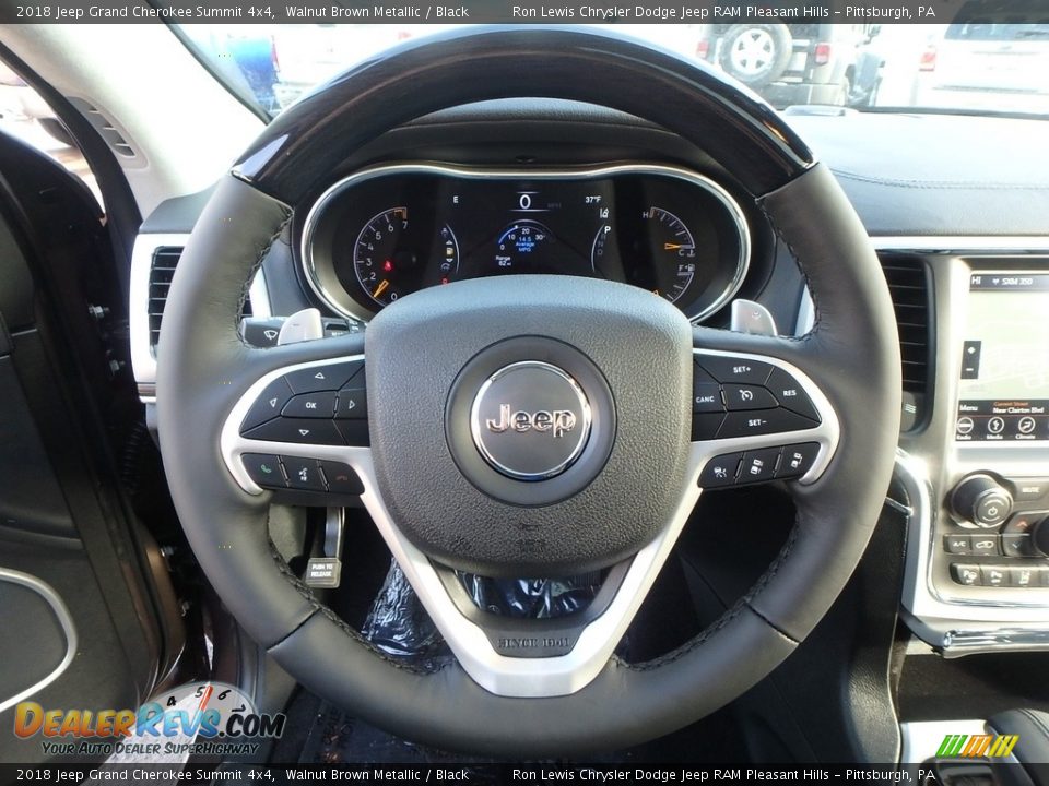 2018 Jeep Grand Cherokee Summit 4x4 Walnut Brown Metallic / Black Photo #20