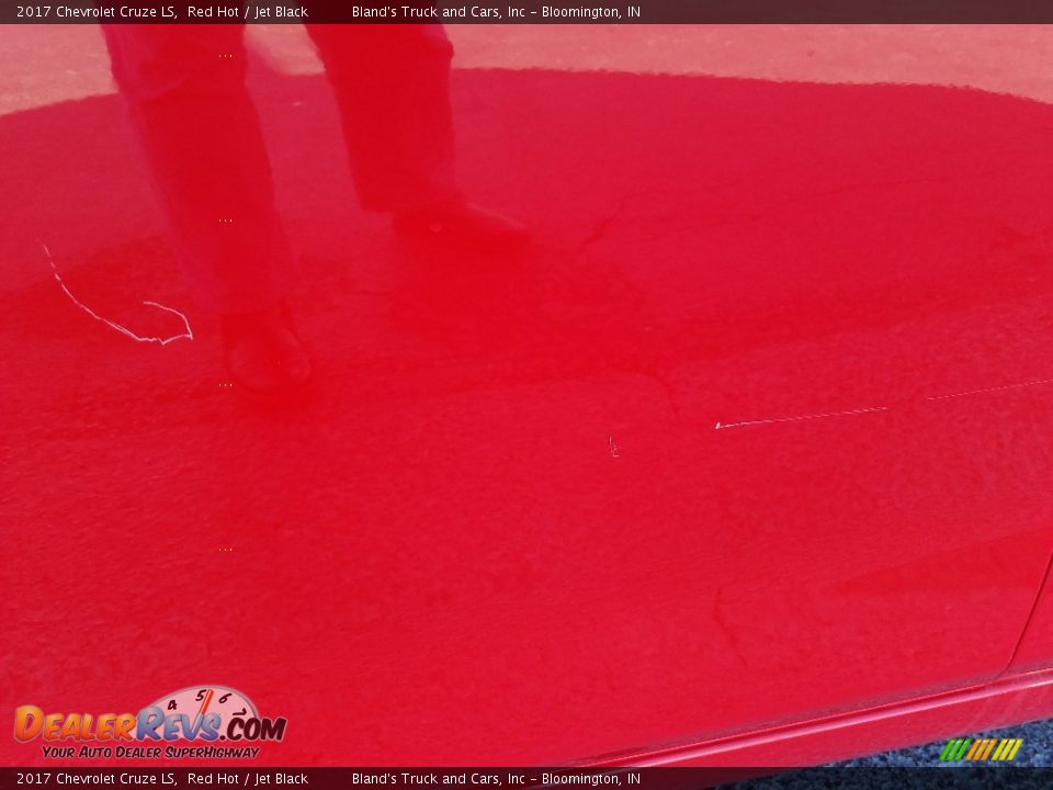 2017 Chevrolet Cruze LS Red Hot / Jet Black Photo #30