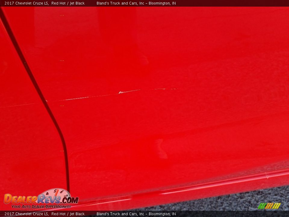 2017 Chevrolet Cruze LS Red Hot / Jet Black Photo #31