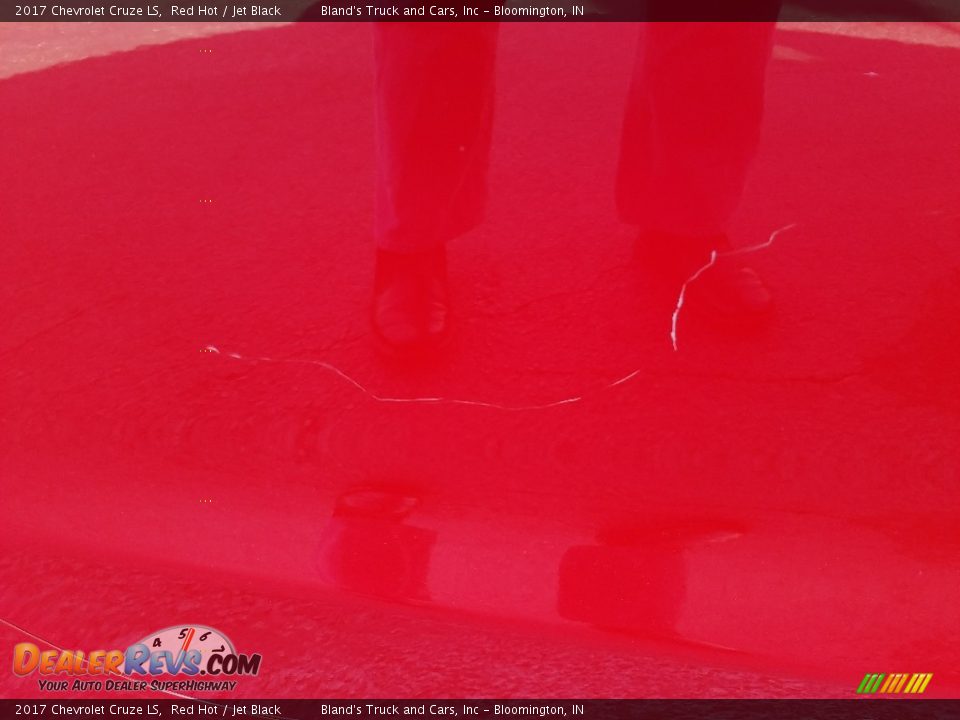 2017 Chevrolet Cruze LS Red Hot / Jet Black Photo #32