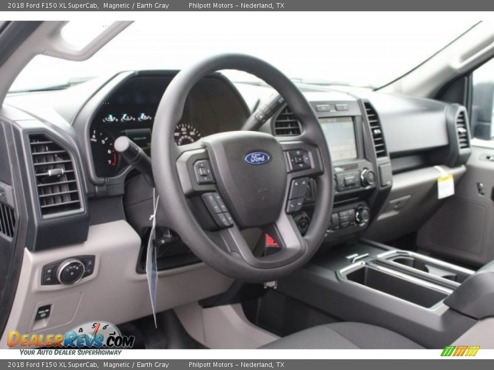 2018 Ford F150 XL SuperCab Magnetic / Earth Gray Photo #12