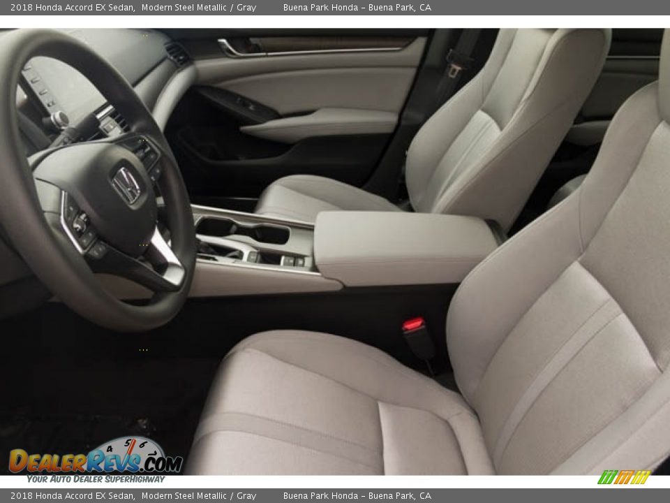 2018 Honda Accord EX Sedan Modern Steel Metallic / Gray Photo #7