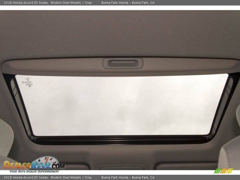 2018 Honda Accord EX Sedan Modern Steel Metallic / Gray Photo #12