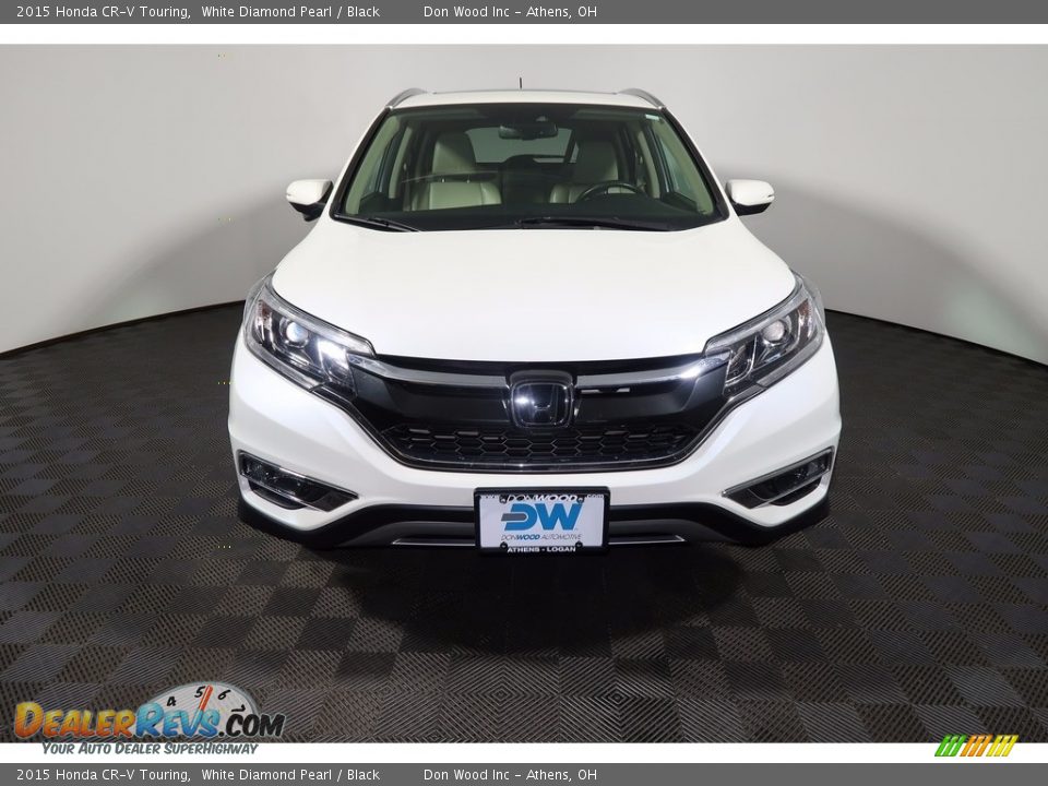 2015 Honda CR-V Touring White Diamond Pearl / Black Photo #4